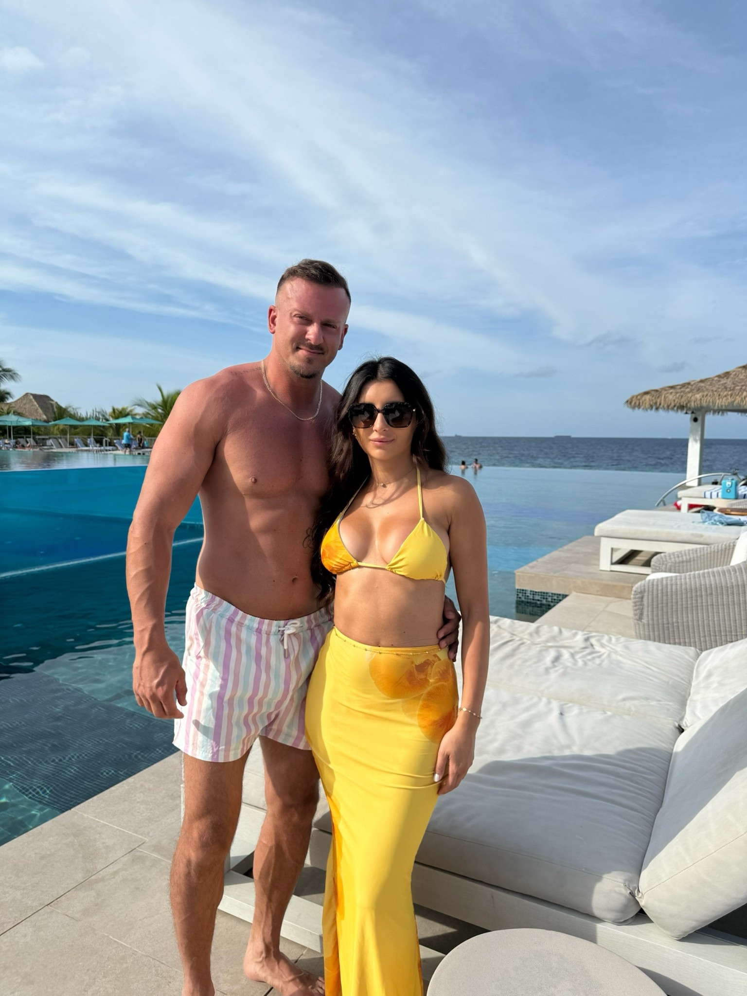 Poolside glow in this sunshine set 🌞🍹perfect for a beach club or lounging at the resort. This yellow mesh cover-up skirt is my go-to for summer getaways.
Linked the whole look in my LTK 💛 

#LTKSwim #LTKStyleTip #LTKTravel