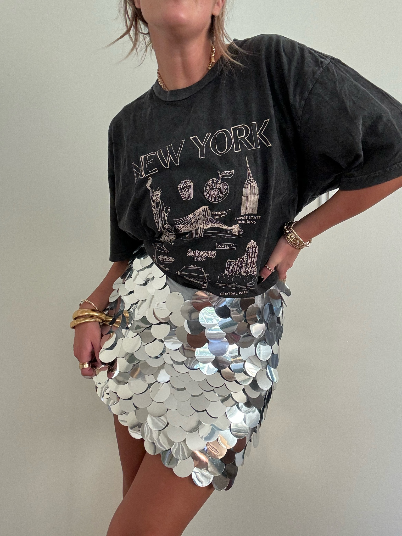 Sparkly skirt + graphic tees (my favorite!) especially for an unexpected holiday outfit! Sharing more holiday pieces below x 

#LTKSeasonal #LTKsalealert #LTKHoliday