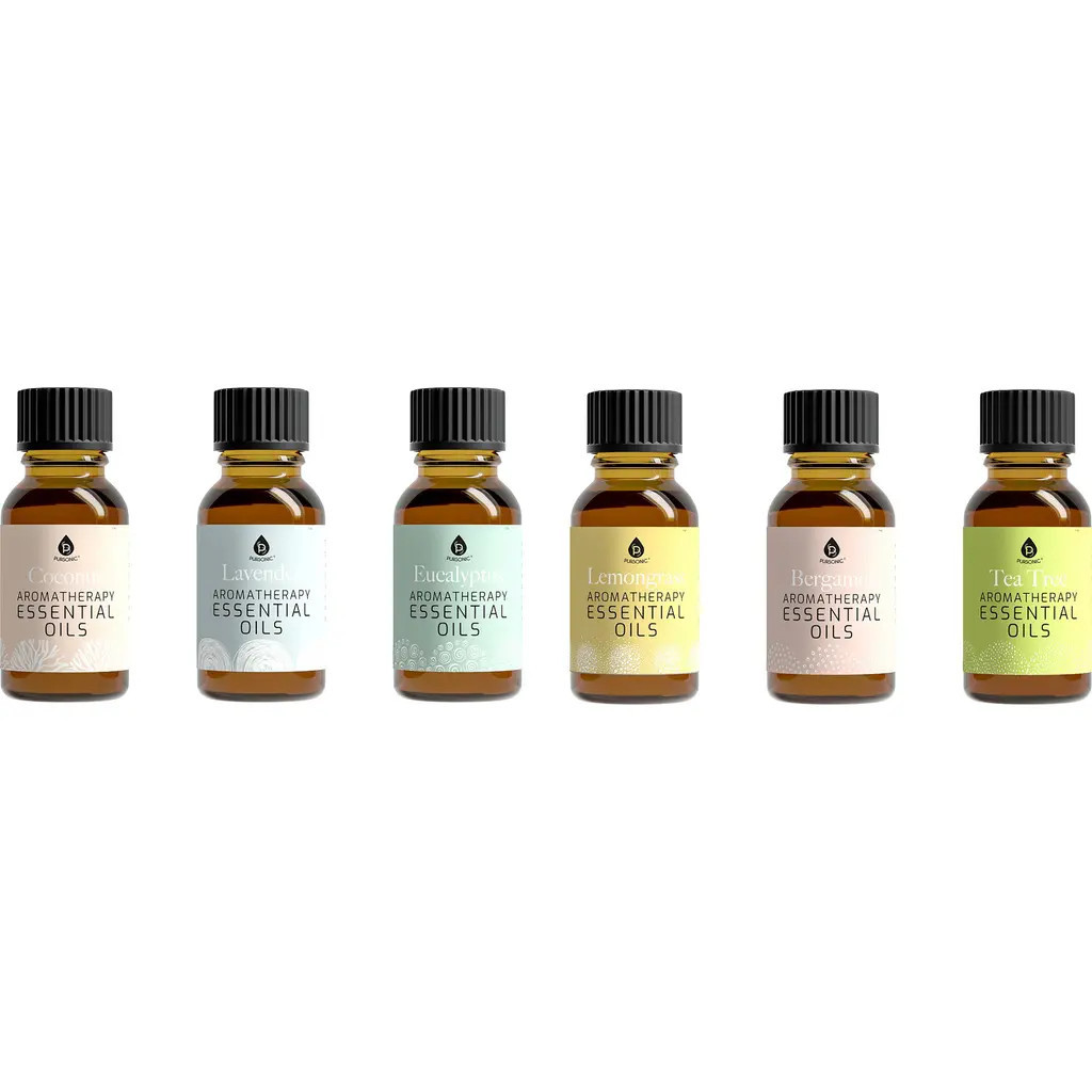 PURSONIC 6 Pack of Aromatherapy Essential Oils in Multicolor at Nordstrom | Nordstrom