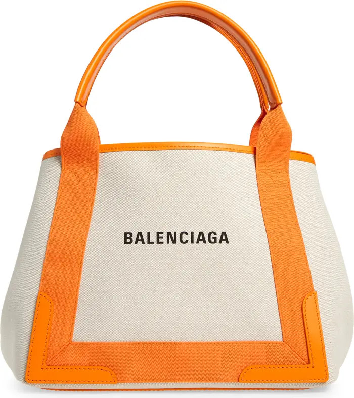 Balenciaga Small Cabas Logo Canvas Tote | Nordstrom | Nordstrom
