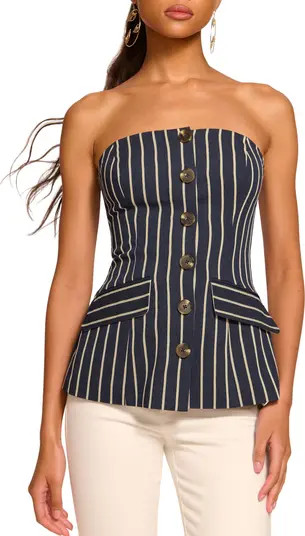 Tiffany Stripe Strapless Vest | Nordstrom
