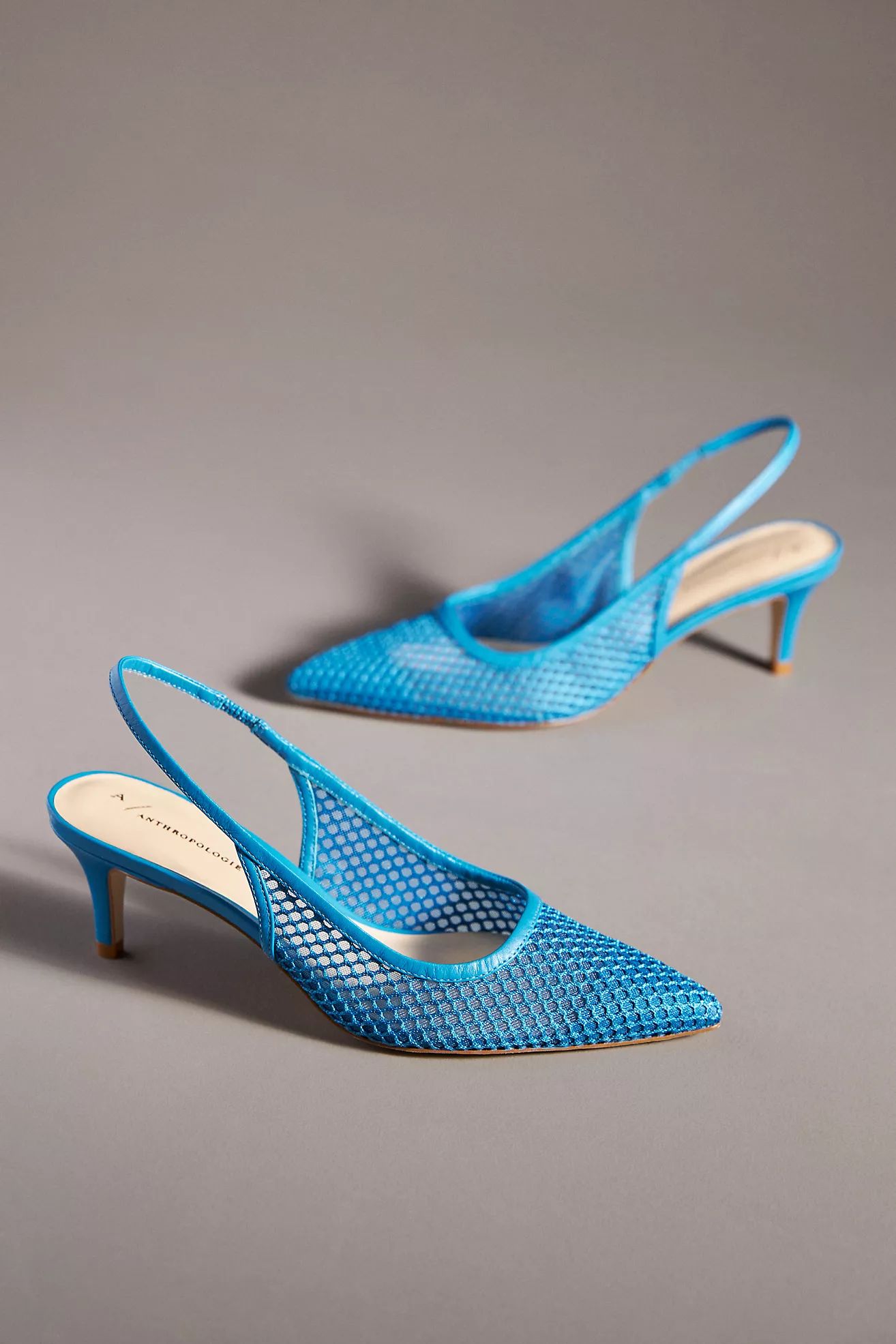 By Anthropologie Netted Slingback Heels | Anthropologie (US)