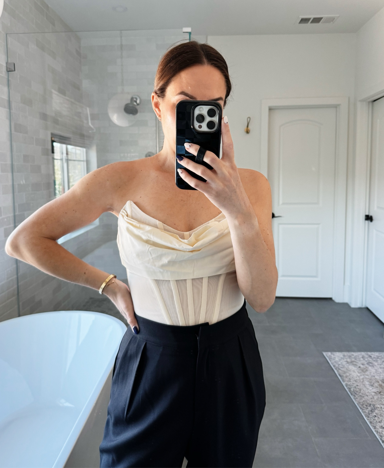 A fun going out top! Runs tts- trousers are so cute! 

#LTKGala #LTKover40 #LTKfindsunder100