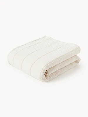 Cotton Bedspread Lianna with Textured Pattern | Westwing UK