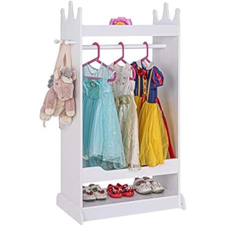 Milliard Dress Up Storage Kids Costume Organizer Center, Open Hanging Armoire Closet Unit Furnitu... | Amazon (US)