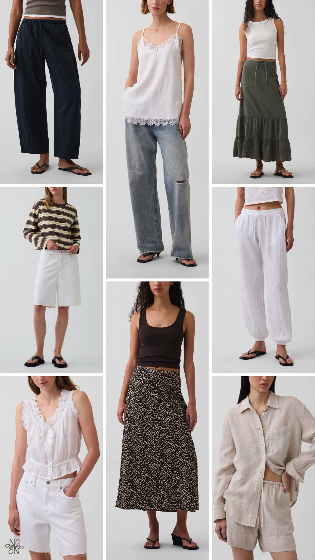 Up to 70% OFF gap for their summer sale + an extra 15% off in the app! I have the cotton gauze joggers and love them for easy postpartum outfits and the linen set would be the perfect beach cover up ☀️ 

summer outfit, summer fashion, summer style, white pants, linen skirt, white top, summer skirt, gap sale, mom outfit, postpartum outfit