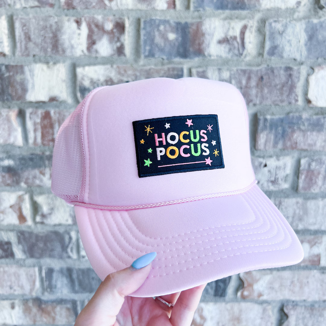 Hocus Pocus Halloween Witch Patch Foam Trucker Hat Halloween - Etsy | Etsy (US)