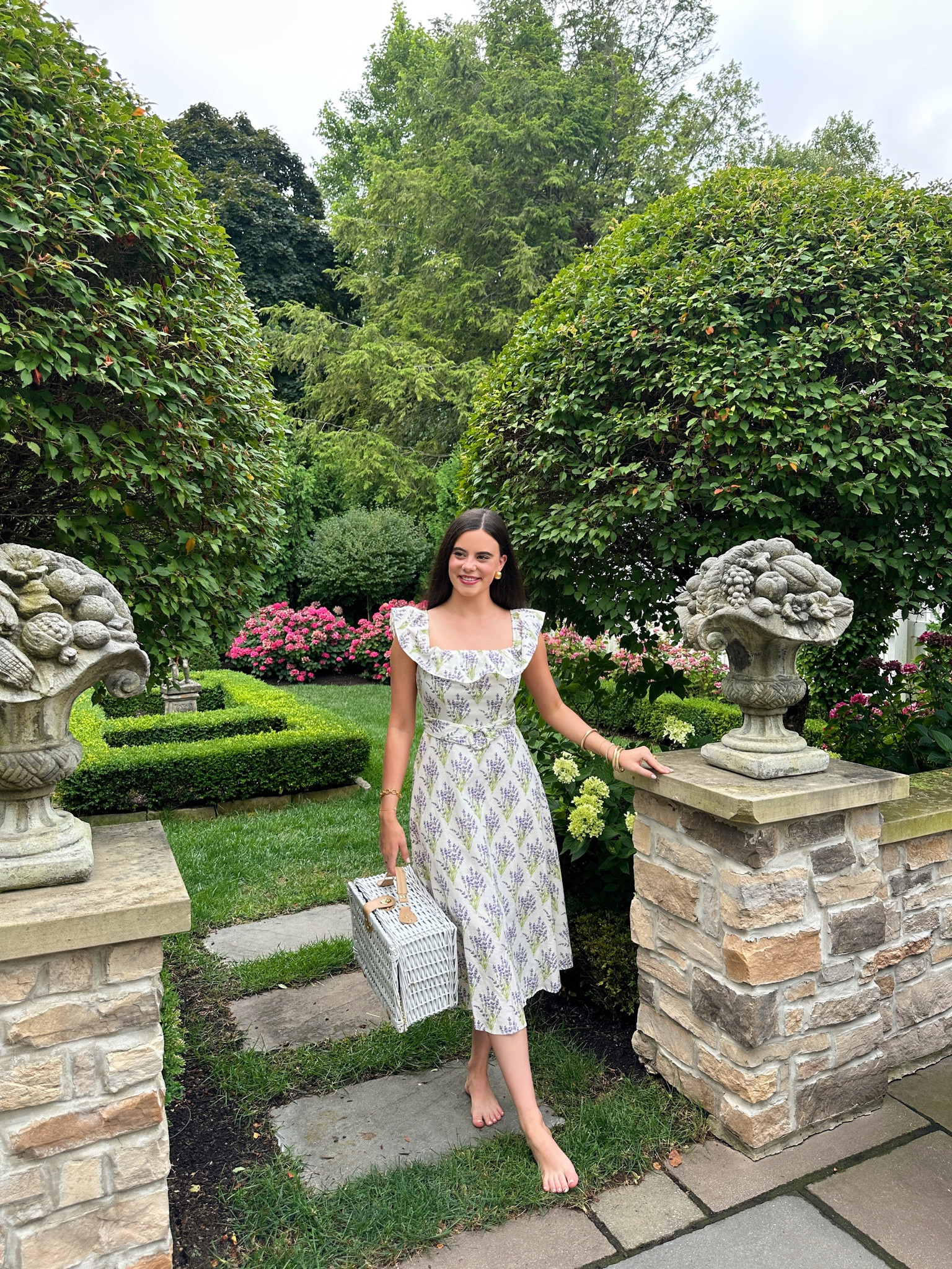 This floral dress from Modatrova is the perfect end of summer frock! It’s from the brand Cousin the label, fits true to size! 