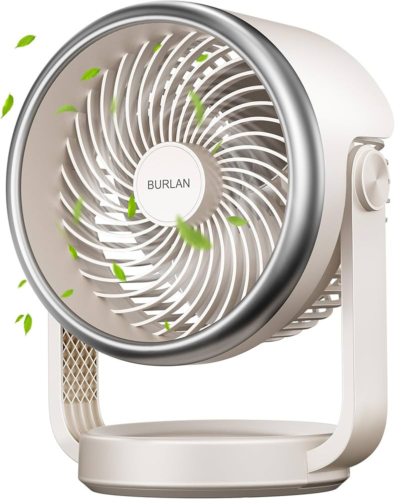 Desk Fan, 10 inch Air Circulator Quiet Operating Fan For Bedroom, 70ft Strong Airflow, Portable F... | Amazon (US)