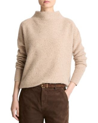 Vince Cashmere Donegal Funnel Neck Sweater | Bloomingdale's Women | Bloomingdale's (AU)