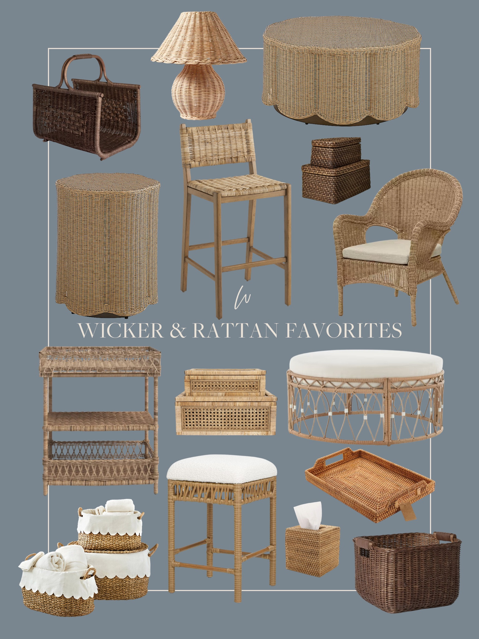 Wicker & Rattan favorites! There’s no secret around my love for wicker. It’s a timeless texture, and I love the variation in tones that can add so much warmth to your home. I’ve rounded up some favorites at all price ranges that are the perfect home accents! 

#LTKStyleTip #LTKHome