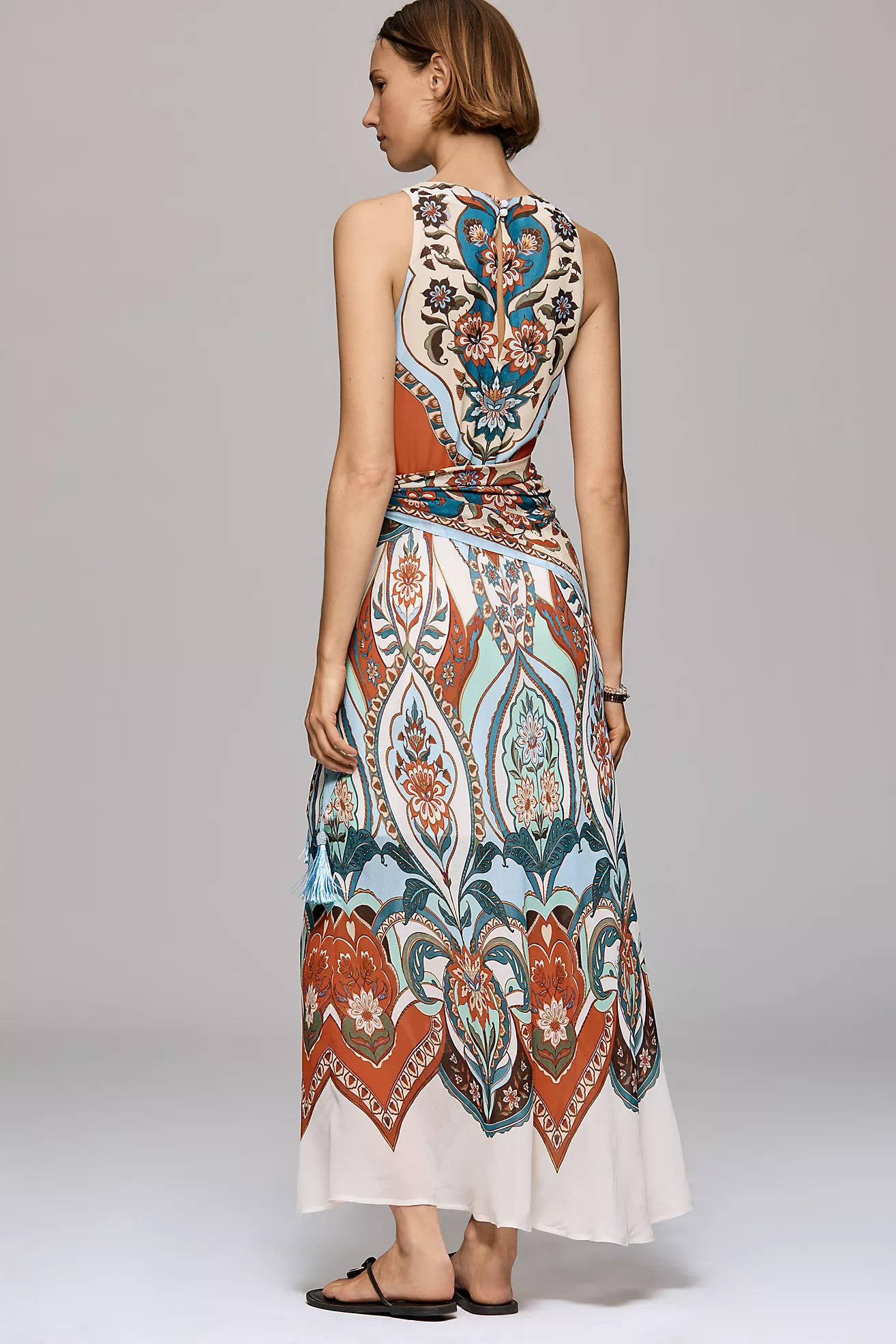Farm Rio x Anthropologie Fit-and-Flare Maxi Dress | Anthropologie (US)
