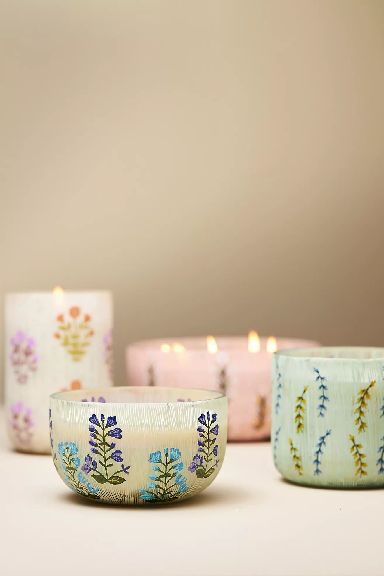 Astrid Fresh Vetiver & Sandalwood Glass Candle | Anthropologie (US)