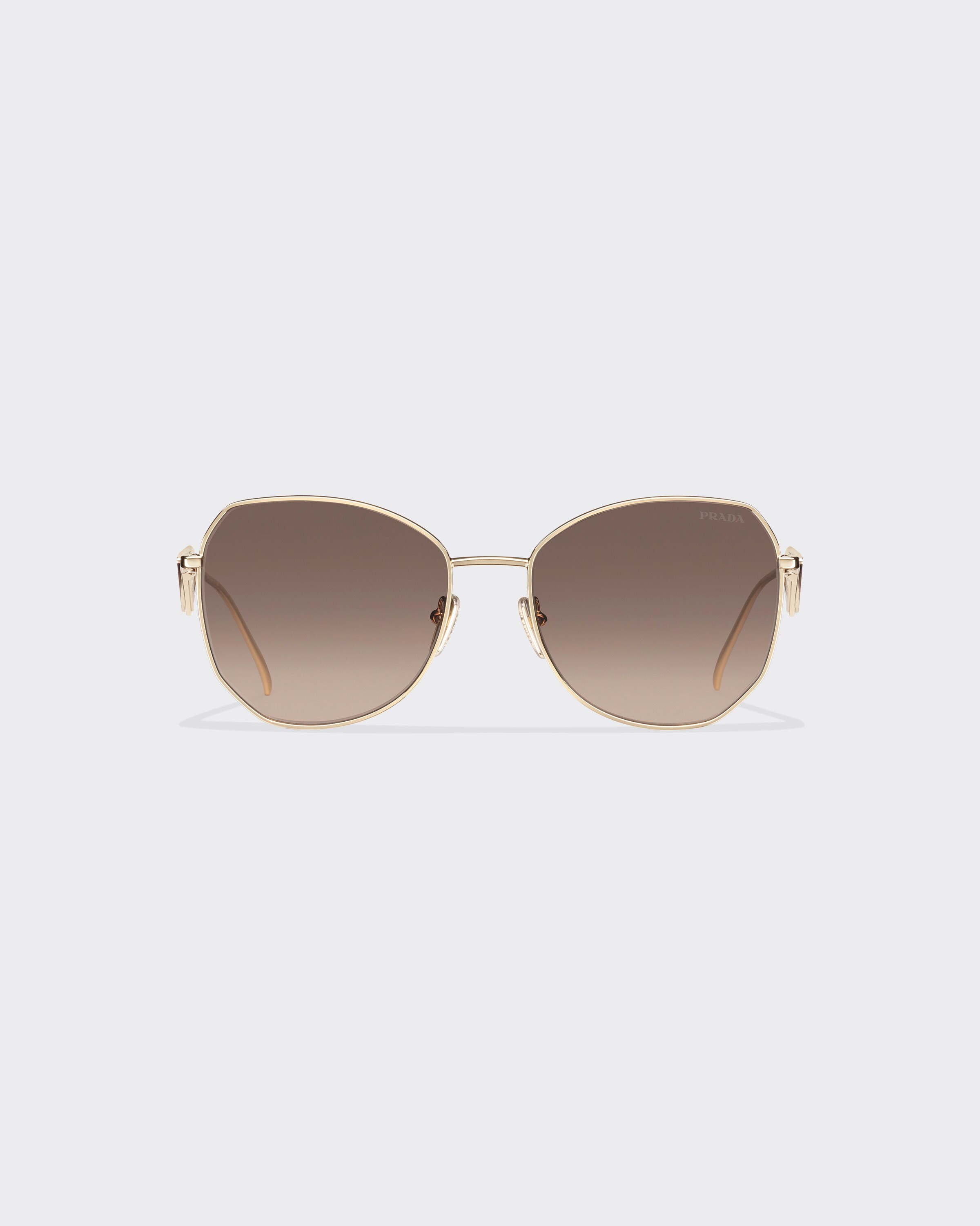 Sunglasses with triangle logo | Prada US