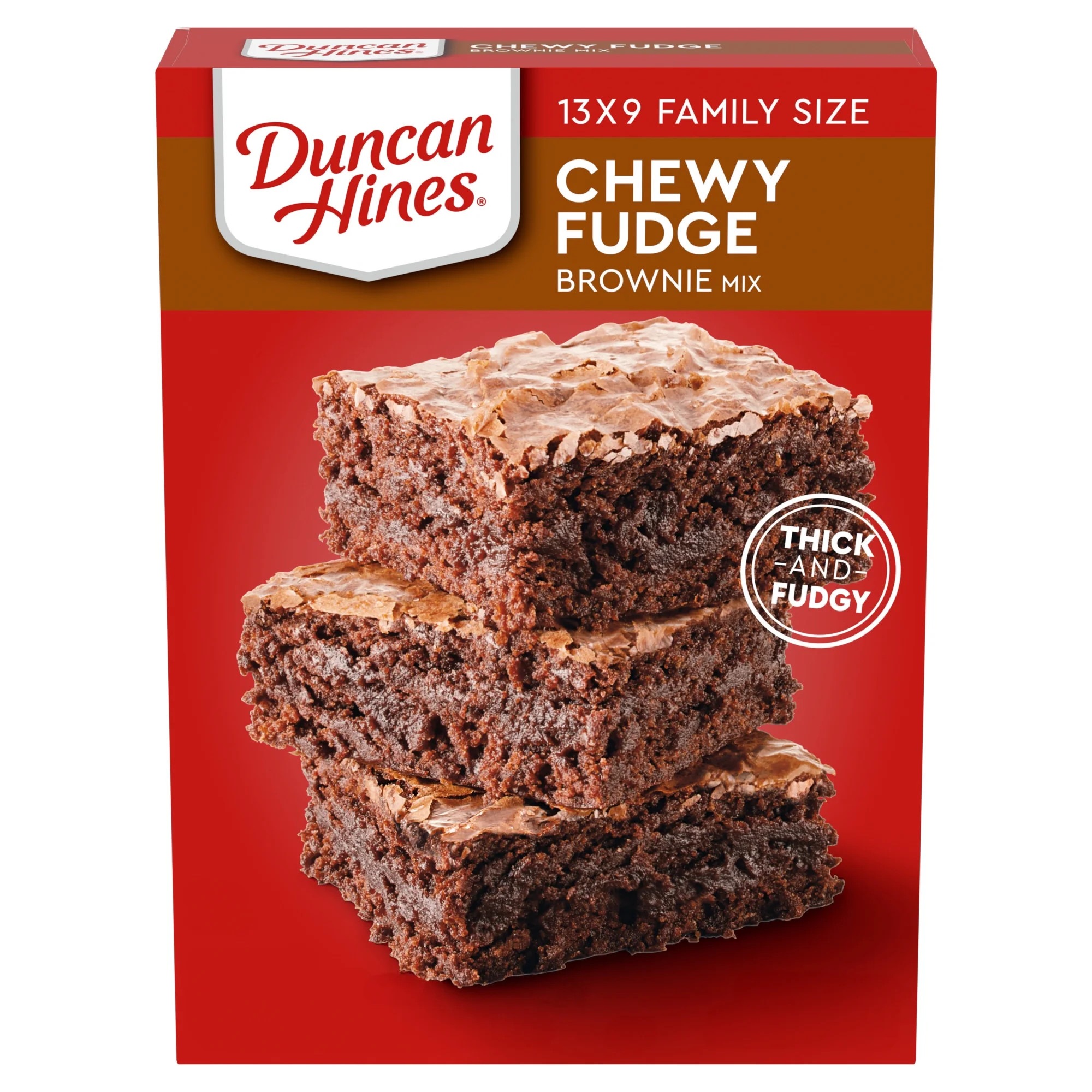 Duncan Hines Brownie Mix, Chewy Fudge, Valentine's Day Baking, 18.3 oz. | Walmart (US)