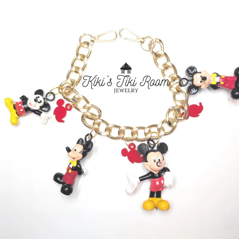 MICKEY MOUSE Bag Chain / Theme Park Bag Chain/ Purse Dangle/ Bag Accessories/ Women Handbag Chain... | Etsy (Global)
