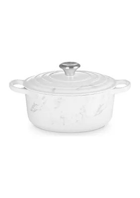 Le Creuset Marble AppliquÃ© Signature Round Dutch Oven, 4.5 Quart | Belk