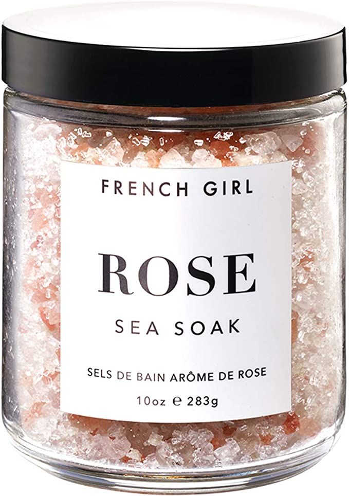 French Girl Rose Sea Soak - Calming Bath Salts 10 oz/300 mL | Amazon (US)