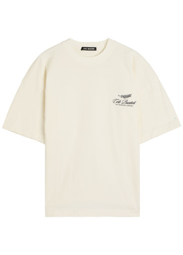 Logo-embroidered cotton T-shirt | Harvey Nichols