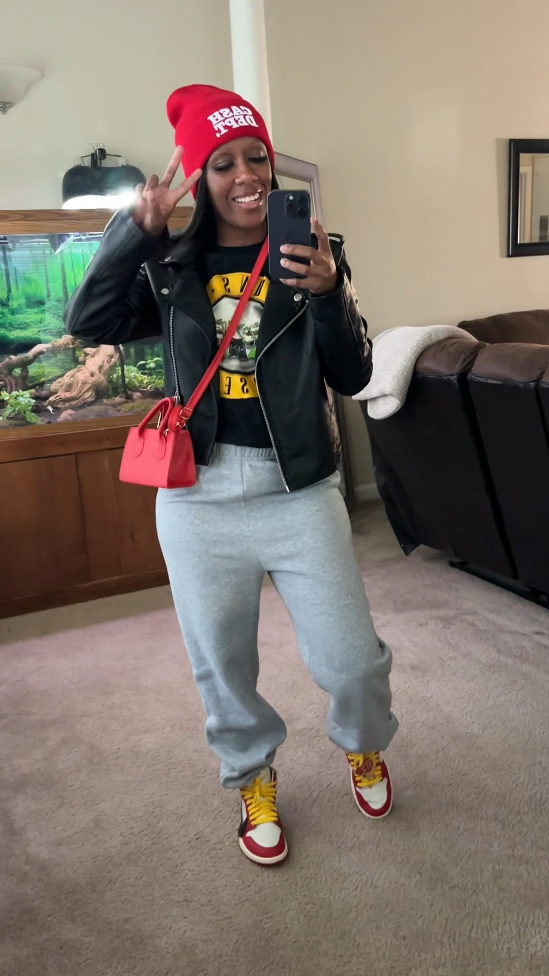 Get dressed with me to run errands on a rainy day.
I’m wearing a size small in jacket, small in graphic tee, and size small in sweatpants 

#LTKstyletip #LTKshoecrush #LTKSeasonal