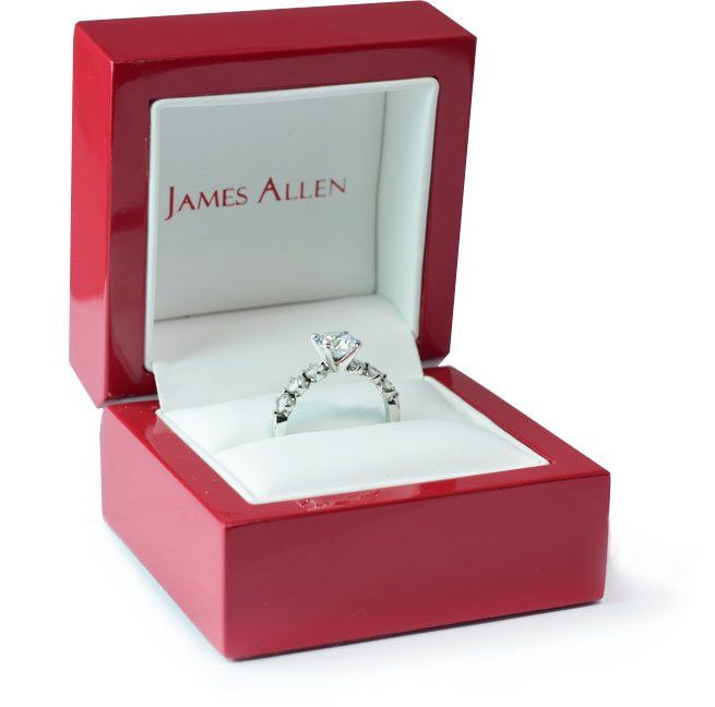 18K White Gold Classic Engagement Ring by Verragio | JamesAllen