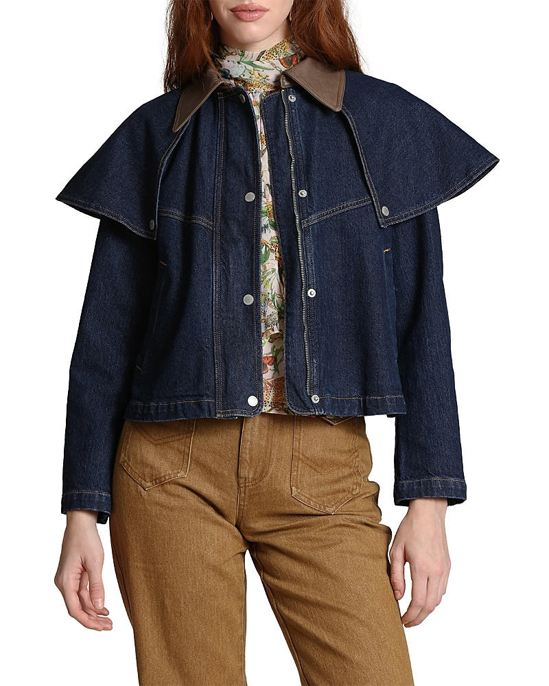 Avec Les Filles Cropped Cape Jacket | Bloomingdale's (US)