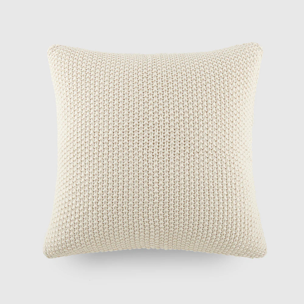 Seed Stitch Knit Decor Throw Pillow | Linens & Hutch | Linens and Hutch