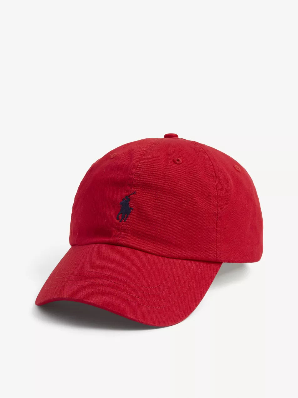 Pony logo-embroidered cotton chino ball cap | Selfridges
