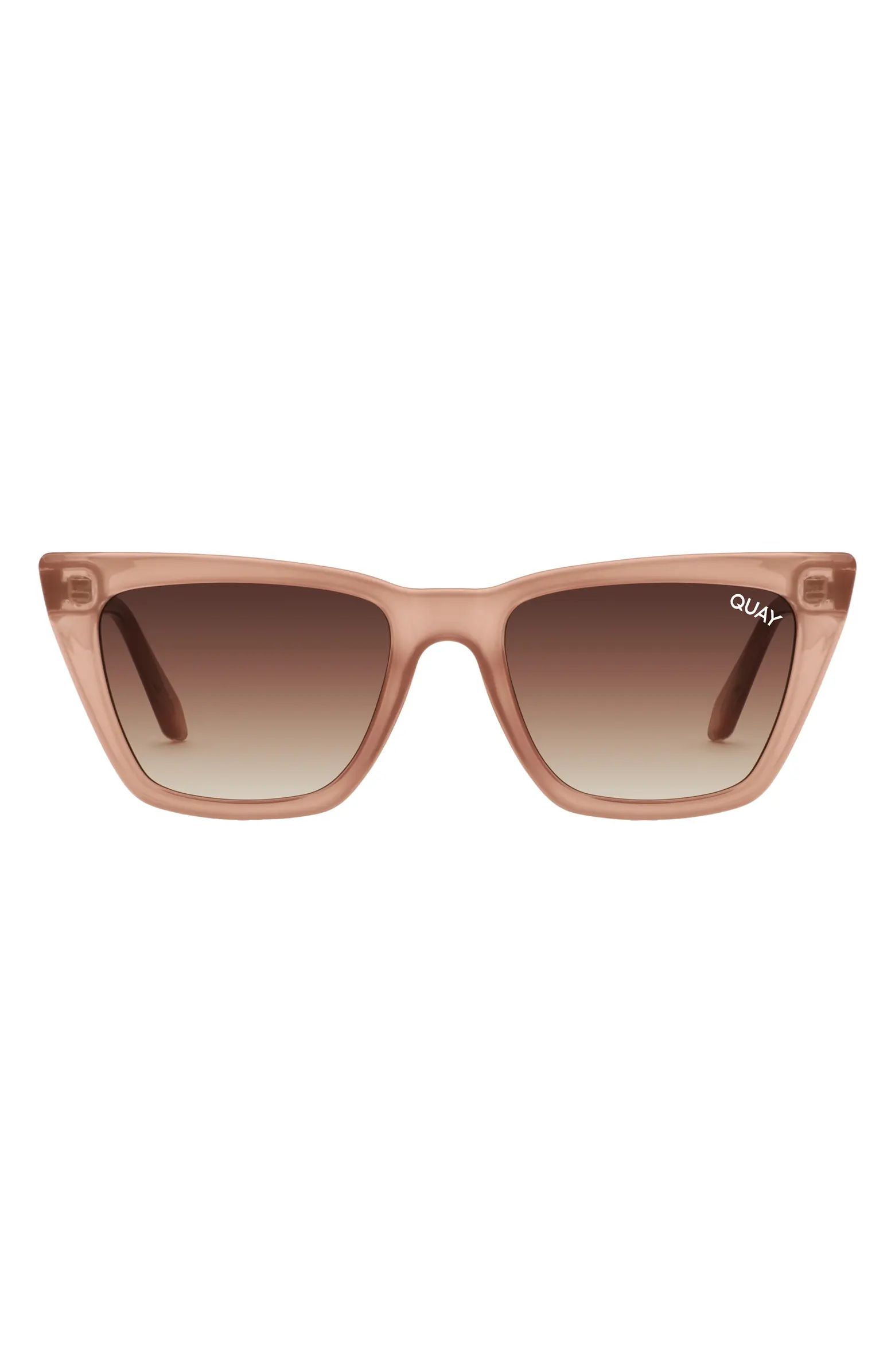 Quay Australia Call The Shots 48mm Gradient Cat Eye Sunglasses | Nordstrom | Nordstrom
