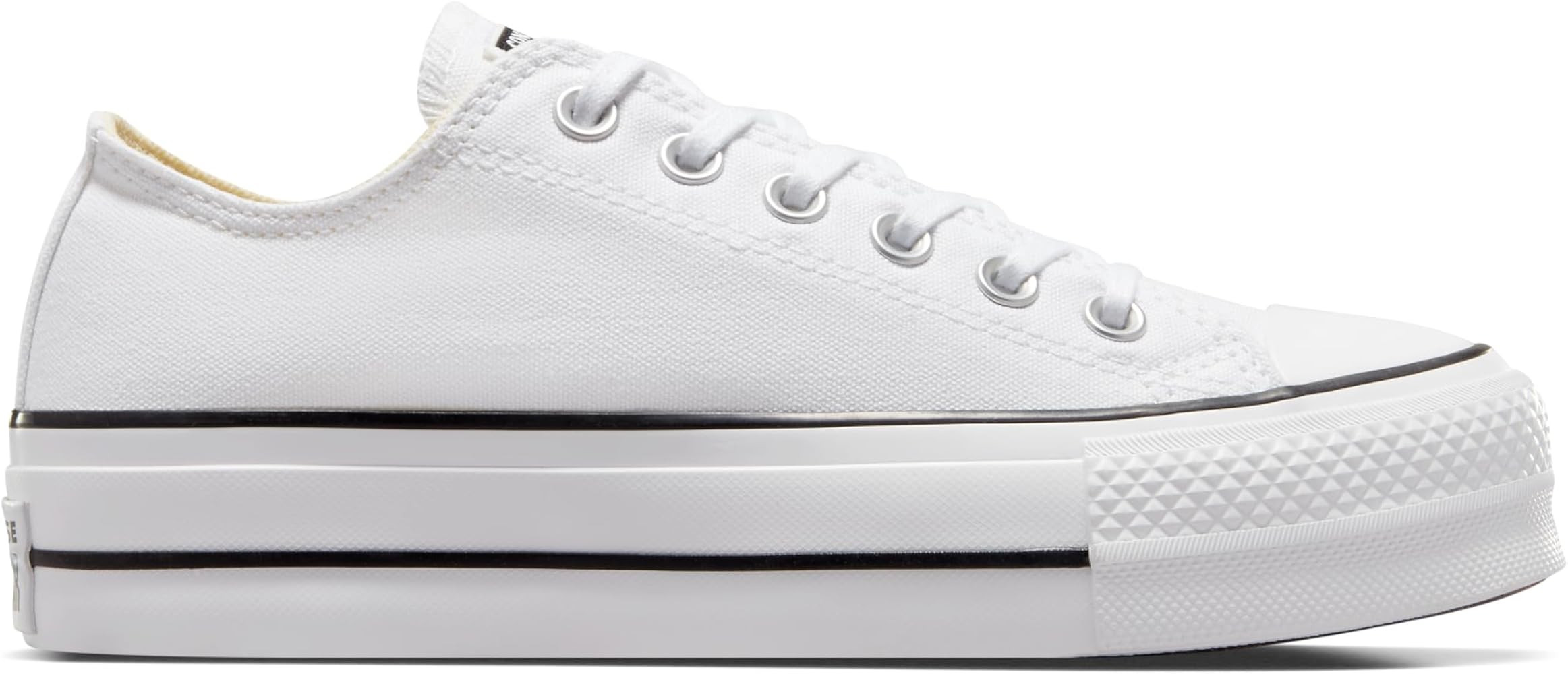Amazon.com | Converse Women's Chuck Taylor All Star Lift Sneakers, White/Black/White, 7 Medium US... | Amazon (US)