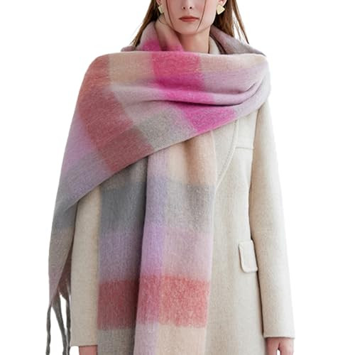TMEOG Chunky Scarf for Women Winter Scarves Cold Weather Large Blanket Scarfs Soft Warm Shawl Wraps | Amazon (US)