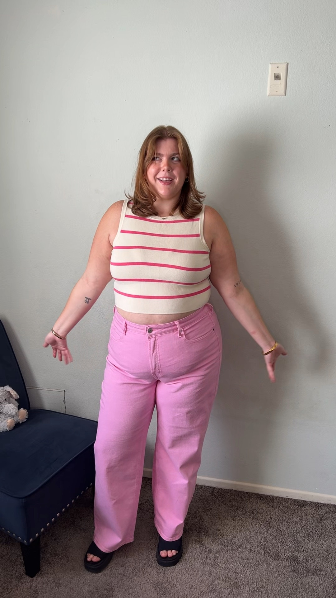 My favorite style of jeans from Old Navy! The Extra High Waisted Wide Leg ❤️‍🔥 

Size 16 in all

Denim, Plus size, Colorful jeans, 

#LTKStyleTip #LTKFindsUnder50 #LTKPlusSize