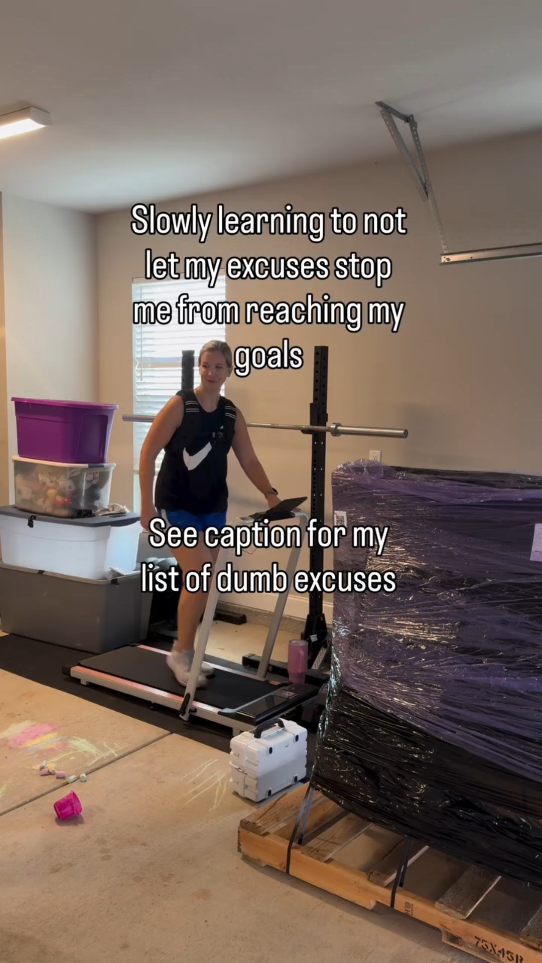 •I’m tired (lol okay, what mom isn’t)
•This giant TV is in my way
•Idk how to keep the kids entertained
•I don’t have a cool garage gym set up
•I don’t have all the cute workout sets
•Idk what I’m doing

This list could go on and on honestly. I have tried to focus on my goals & change my mindset and it’s helped so much! Getting up in the mornings on workdays has also helped. Yes it’s early but it feels so good to get early morning movement in and not have to worry about it the rest of the day!🙌🏼

Here’s to hoping I can stick with it🤣 tell me you’re trying too & we can do it together!🫶🏼🩷💪🏼

#queenenergy #focusonyourgoals #staymotivated #fitnessathome