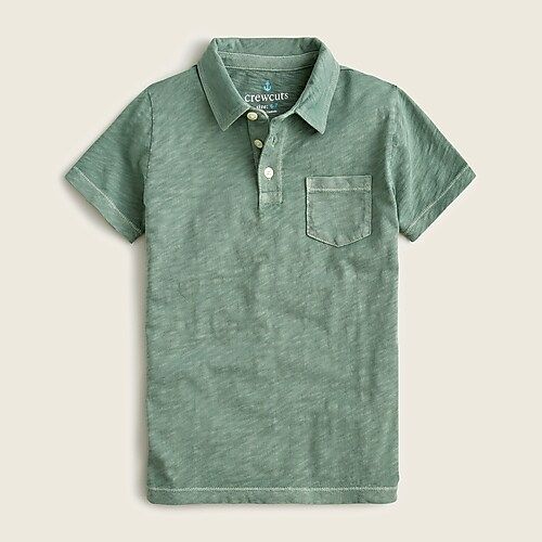 Kids' short-sleeve garment-dyed polo shirt | J.Crew US