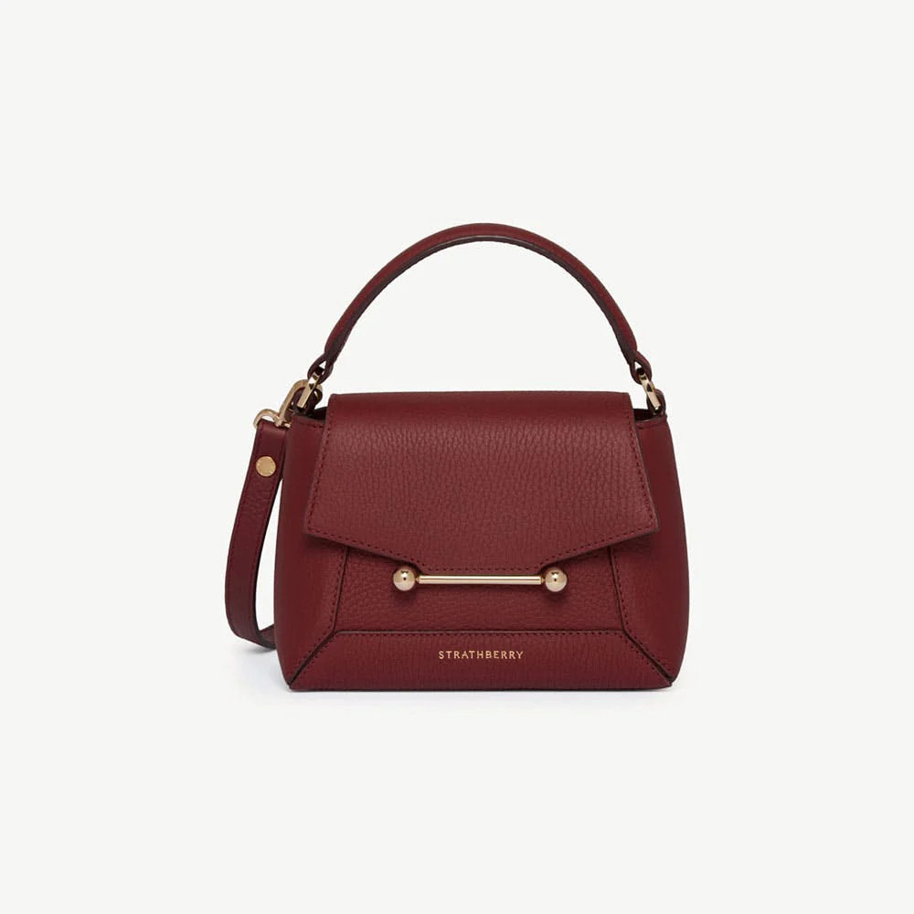 Strathberry - Mosaic Nano - Red / Burgundy | Strathberry