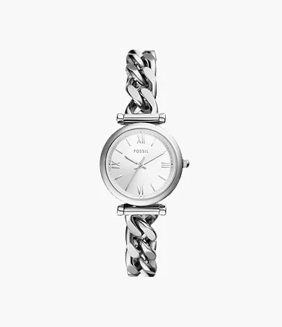 Carlie Three-Hand Stainless Steel Watch | Fossil (US)