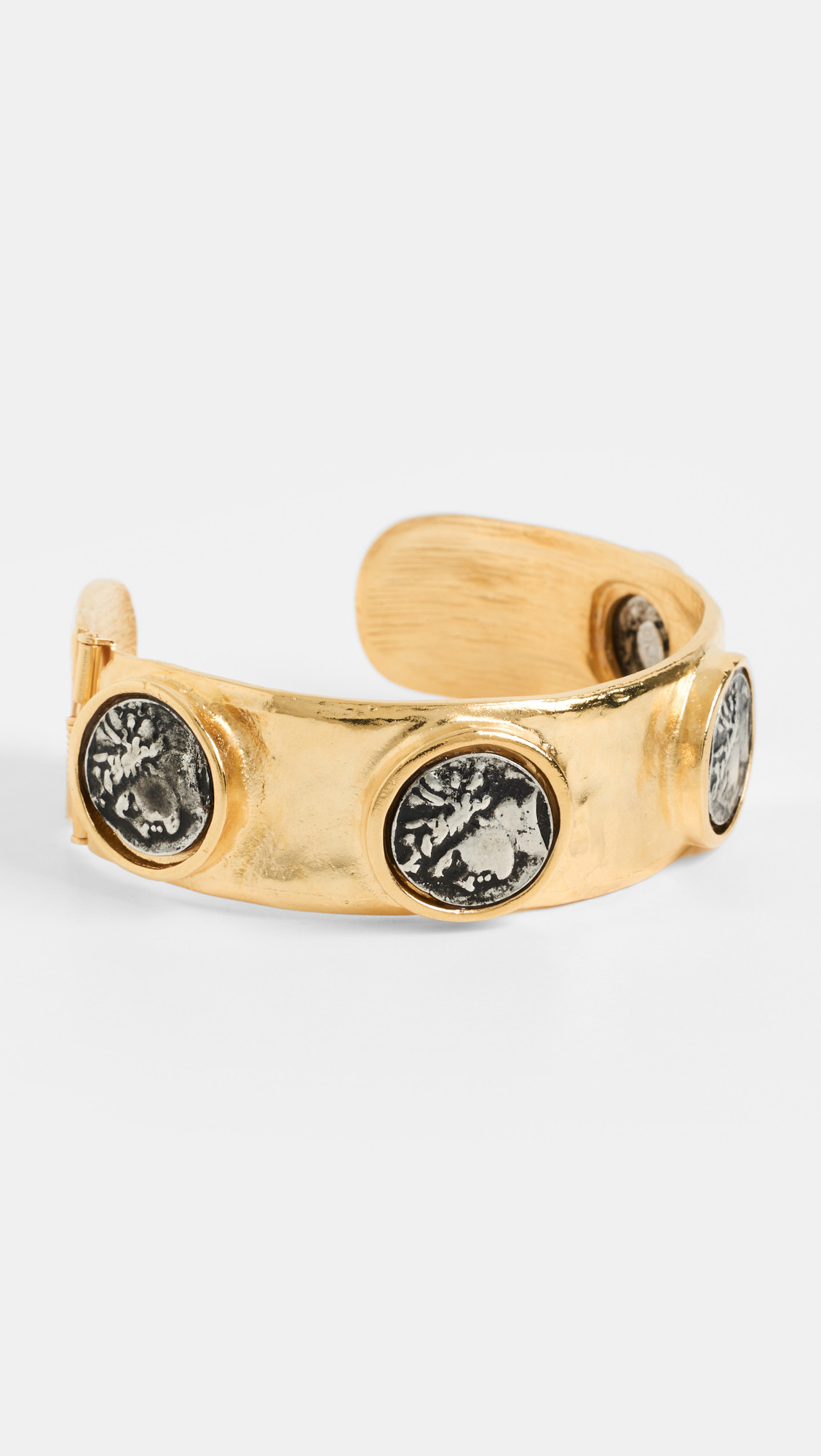Antique Coin Cuff Bracelet - Gold/Silver | Shopbop