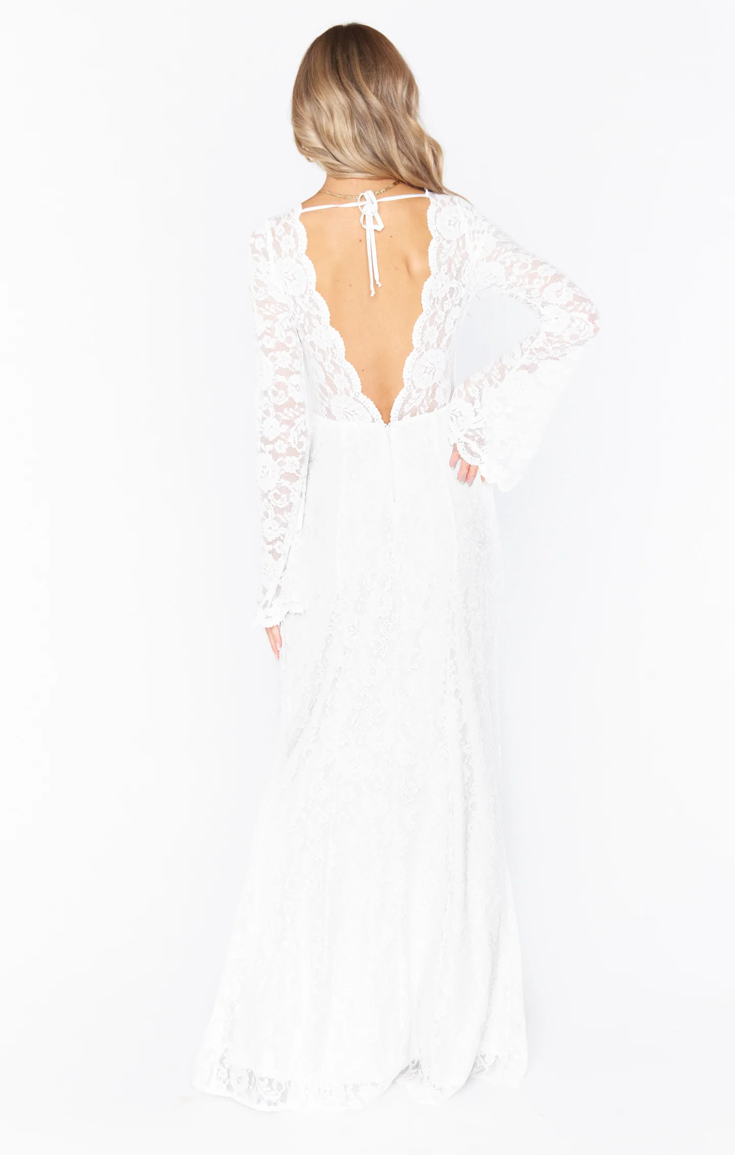 Natalie Maxi Dress ~ White Forever Lace | Show Me Your Mumu