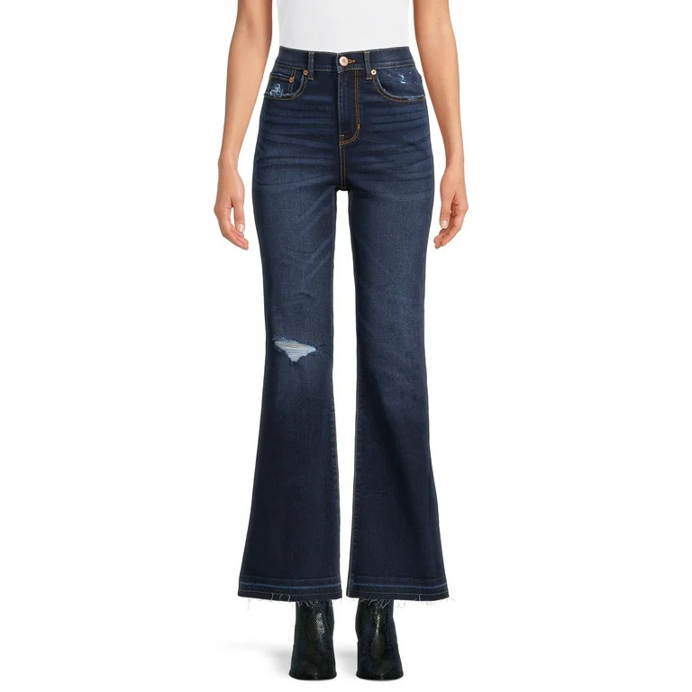 No Boundaries Juniors Flare Jeans | Walmart (US)