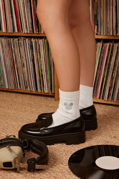 Disney Mickey Mouse Crew Socks | Forever 21 | Forever 21 (US)