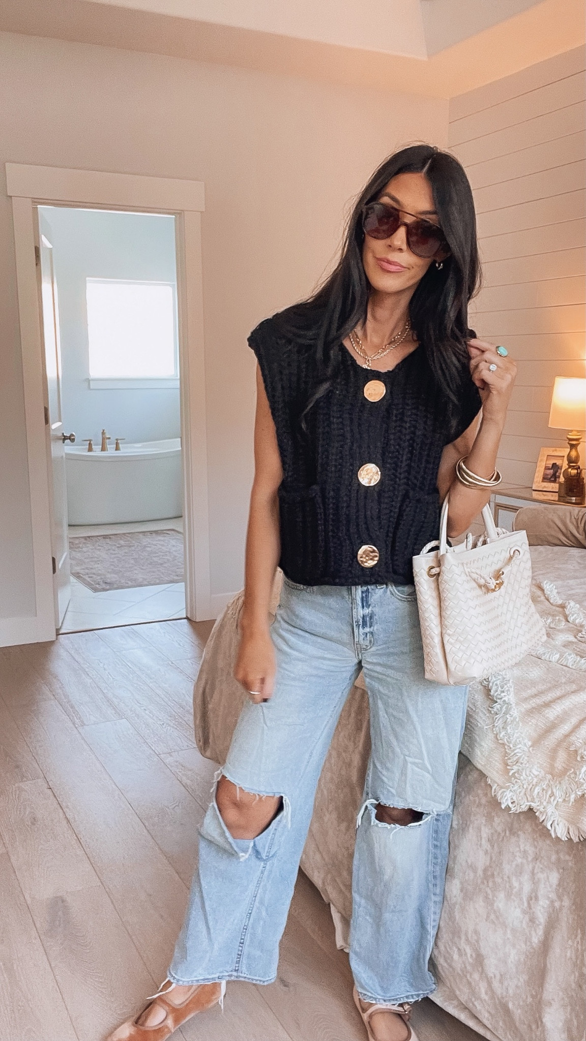 Oldnavy jeans are on major sale all 50% off! 
Amazon sweaters, oldnavy jean sale, daily deals, gold button down sweater, amazon fall outfits 2024, trendy style 2024

#LTKfindsunder50 #LTKstyletip #LTKsalealert