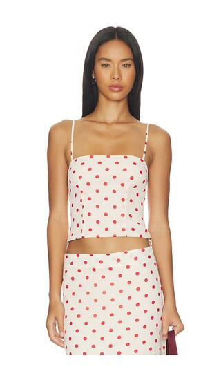 MORE TO COME Annie Cami Top in Cream. - size XXS | Revolve Clothing (Global)