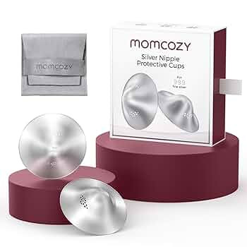 Momcozy 999 Silver Nursing Cups Original Perforated Breathable Design, 999 Silver Nipple Cover fo... | Amazon (US)