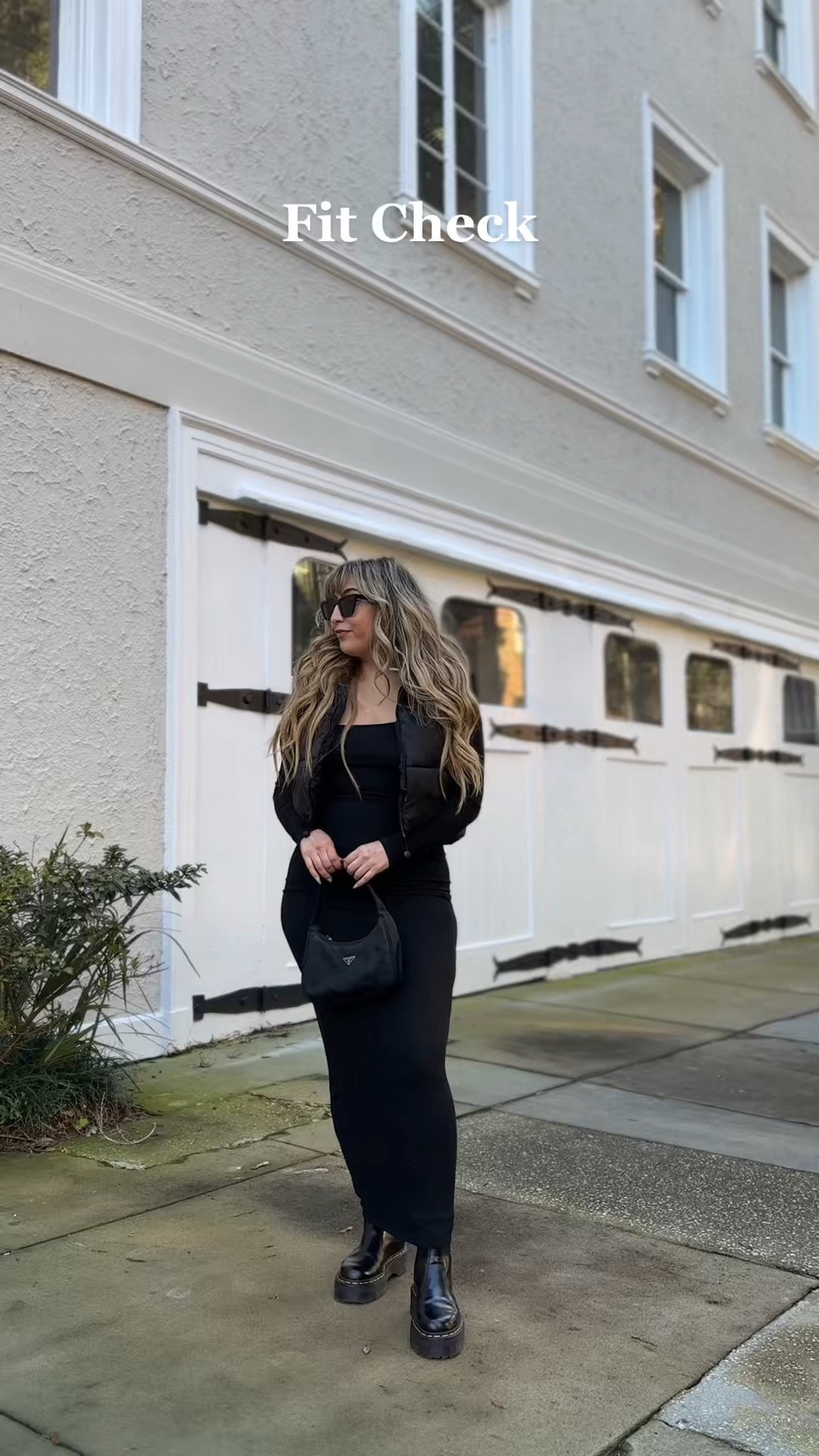 Skims soft lounge sleeve dress paired with a puffer vest and dr martens for an easy minimalist outfit 

#LTKstyletip #LTKunder100 #LTKFind