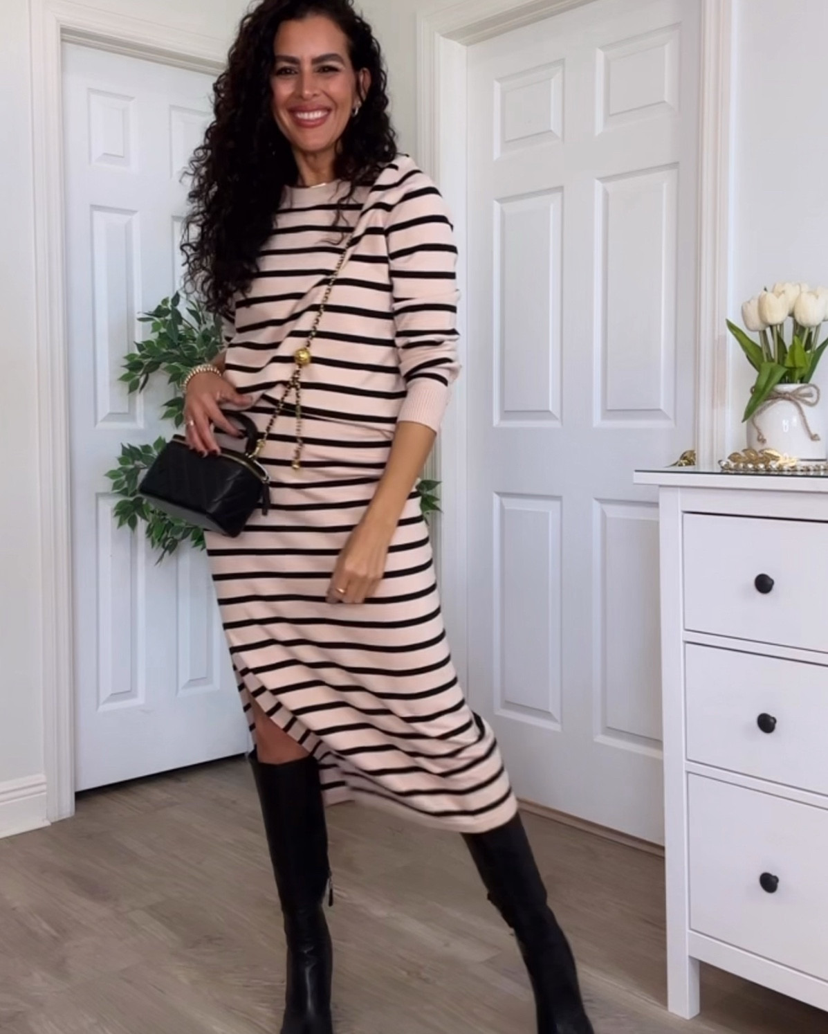 Size s in all dresses! Boots are tts. 

#LTKU #LTKSeasonal