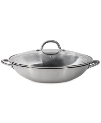Stainless Steel 6.5-Qt. Multipurpose Pan with Glass Lid | Macy's
