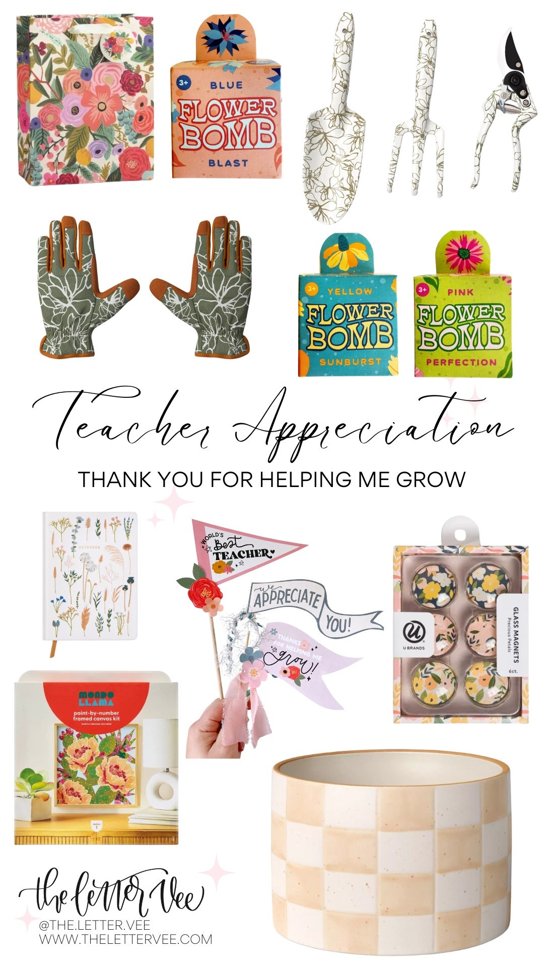 Teacher Appreciation - Thank You For Helping Me Grow Gift Idea

Teacher Appreciation Week is May 4th-10th

DIY gift / plant gift / flower gift / teacher gift / the letter Vee 

#LTKSeasonal #LTKGiftGuide