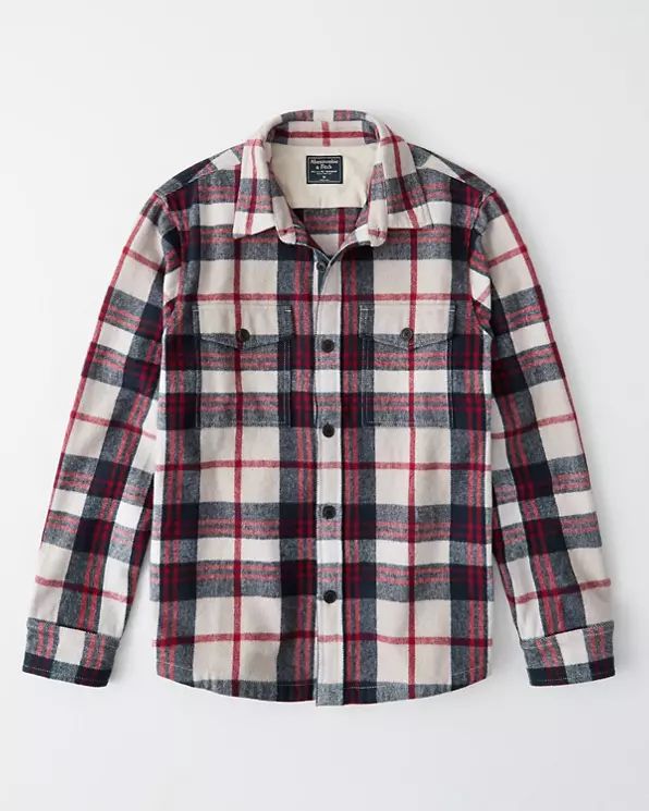 Plaid Shirt Jacket | Abercrombie & Fitch US & UK