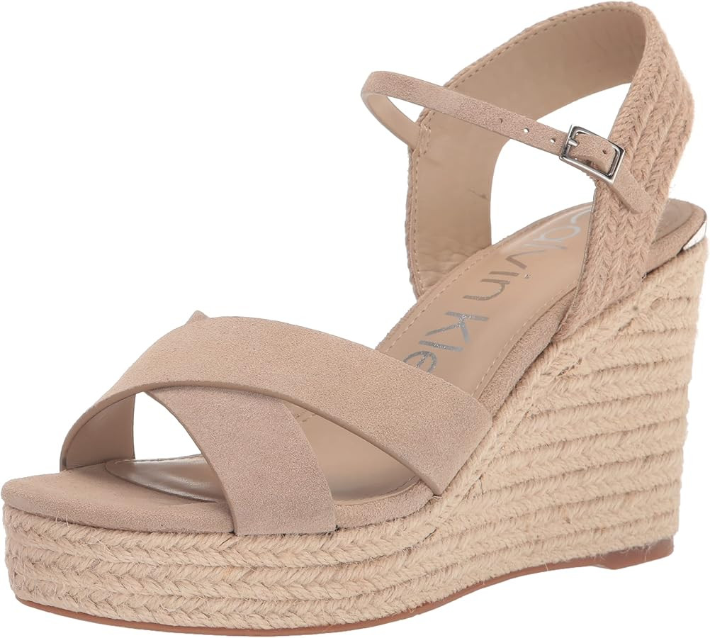 Calvin Klein Women's Elory Wedge Sandal | Amazon (US)