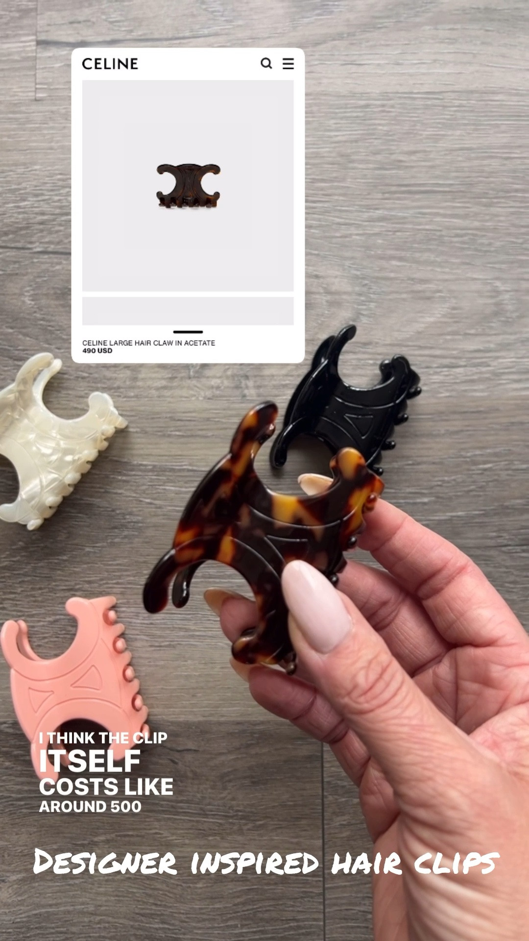 These Celine inspired hair clips are so good! Four for under $30! Designer inspired accessories, Luxe for less, Amazon find, bougie on a budget #LaidbackLuxelife

Hey Beautiful! Feel free to comment on this post if you have any questions! 🫶🏽

Follow me for more fashion finds, beauty faves, lifestyle, home decor, sales and more! So glad you’re here!! XO, Karma

#LTKootd #LTKOver40